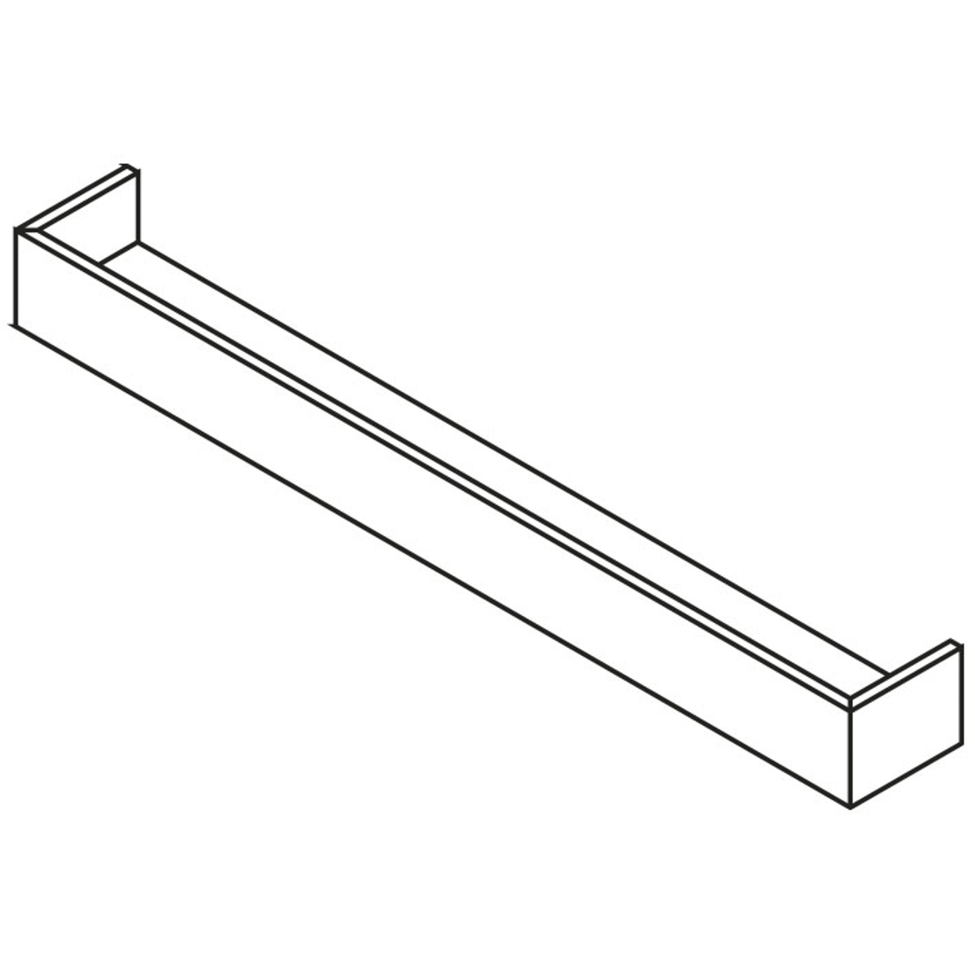 Slika od DESS 45X9X12 POLICA ZA GALANTERIJU METAL/KRION