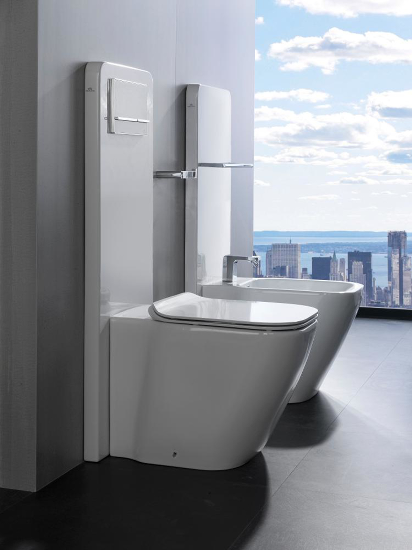 Slika od SMART LINE TIPKA ZA VODOKOTLIC DUPLA CRYSTAL WHITE