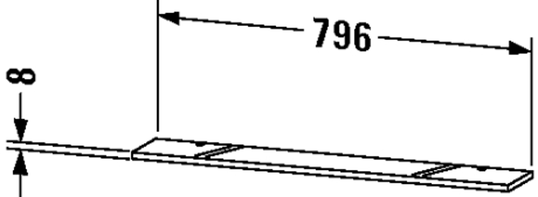 Slika od Delos Glass shelf