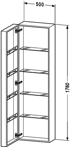 Slika od Fogo Tall cabinet