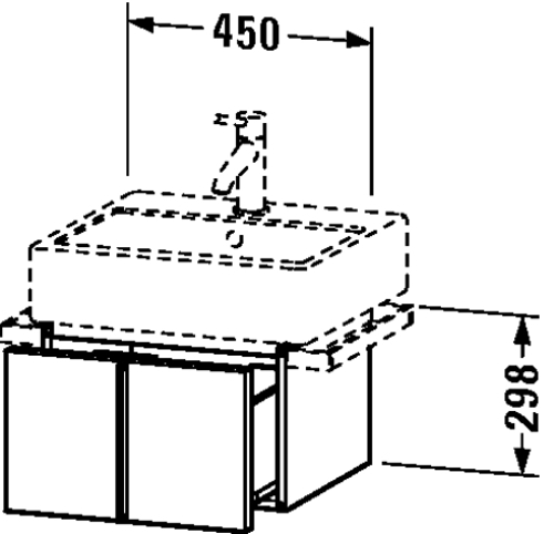 Slika od Vero Vanity unit wall-mounted