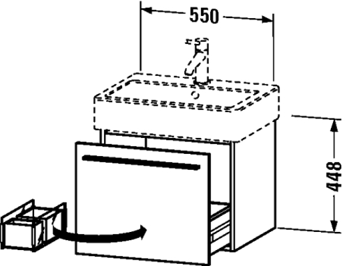 Slika od X-Large Vanity unit wall-mounted