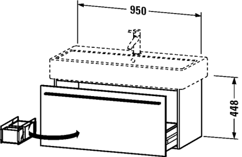 Slika od X-Large Vanity unit wall-mounted
