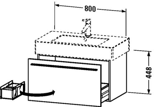Slika od X-Large Vanity unit wall-mounted