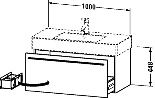 Slika od X-Large Vanity unit wall-mounted