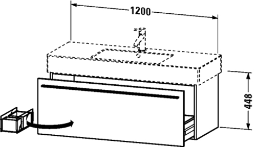 Slika od X-Large Vanity unit wall-mounted