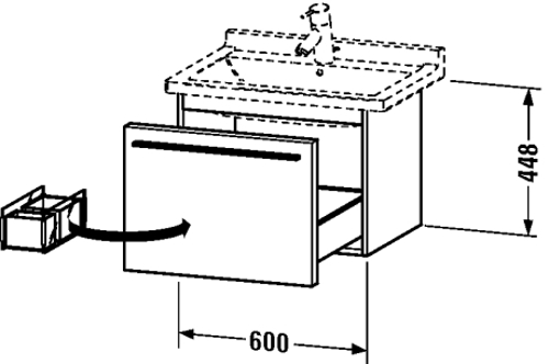 Slika od X-Large Vanity unit wall-mounted