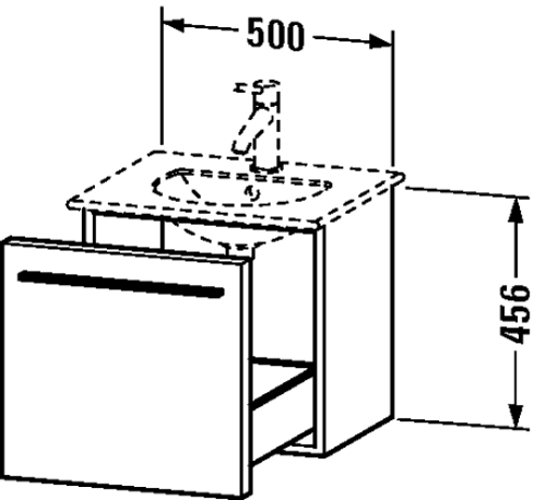 Slika od X-Large Vanity unit wall-mounted