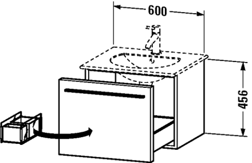Slika od X-Large Vanity unit wall-mounted