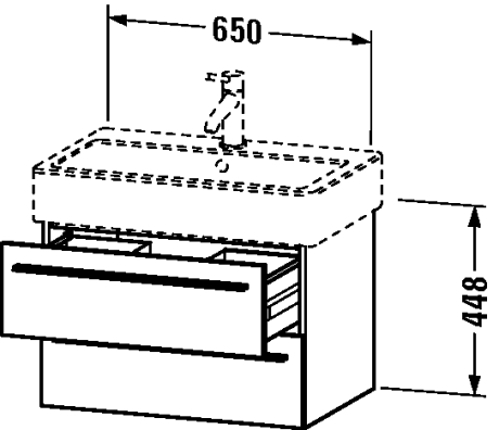 Slika od X-Large Vanity unit wall-mounted