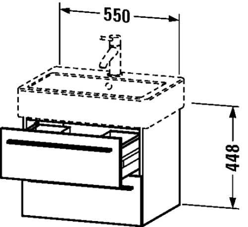 Slika od X-Large Vanity unit wall-mounted