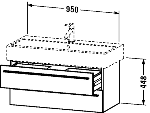 Slika od X-Large Vanity unit wall-mounted