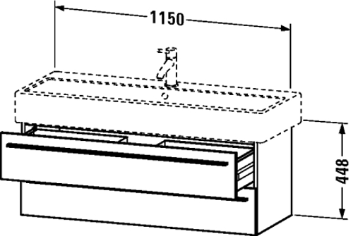 Slika od X-Large Vanity unit wall-mounted