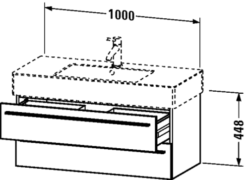 Slika od X-Large Vanity unit wall-mounted