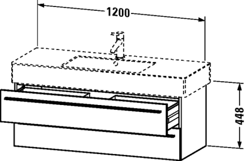 Slika od X-Large Vanity unit wall-mounted