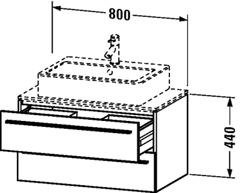 Slika od X-Large Vanity unit for console