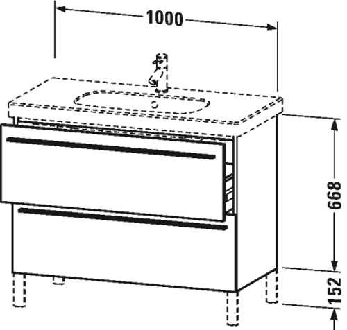 Slika od X-Large Vanity unit wall-mounted