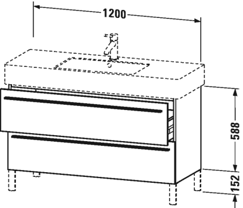Slika od X-Large Vanity unit wall-mounted