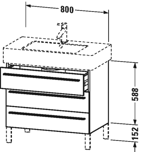 Slika od X-Large Vanity unit wall-mounted