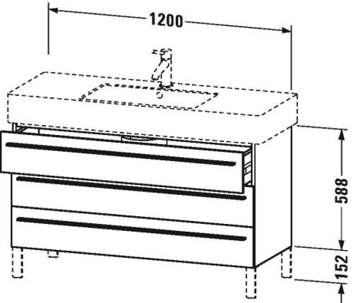 Slika od X-Large Vanity unit wall-mounted