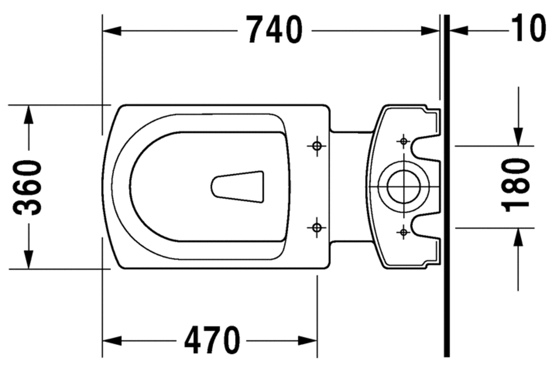 Slika od Caro Two-piece toilet