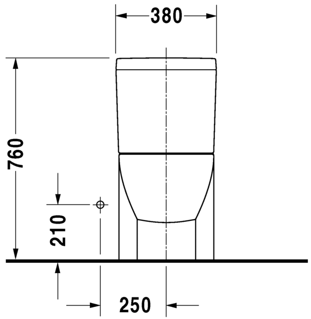 Slika od Caro Two-piece toilet