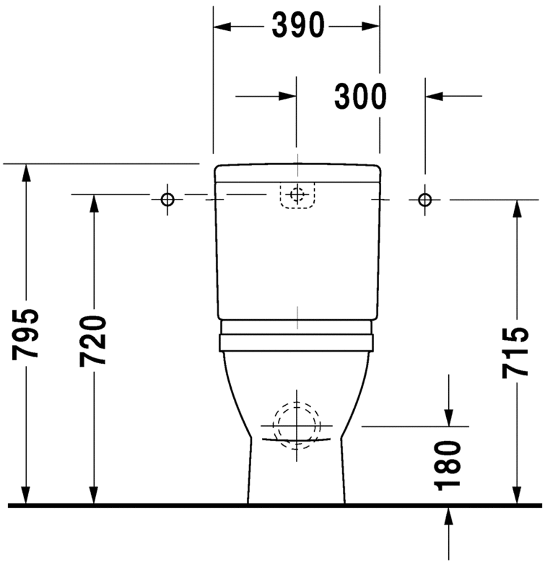 Slika od Starck 3 Toilet close-coupled