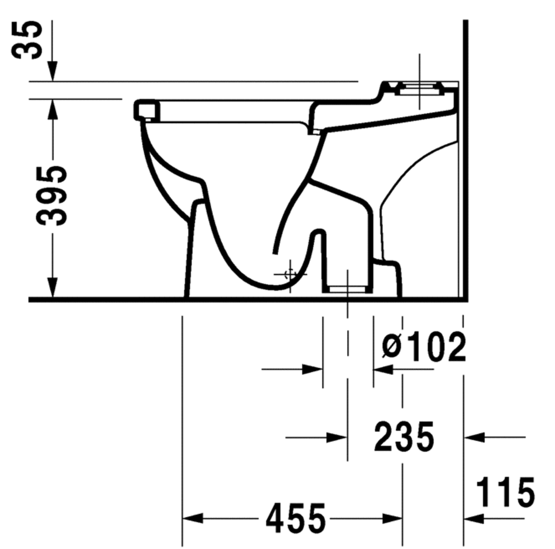 Slika od Starck 3 Toilet close-coupled