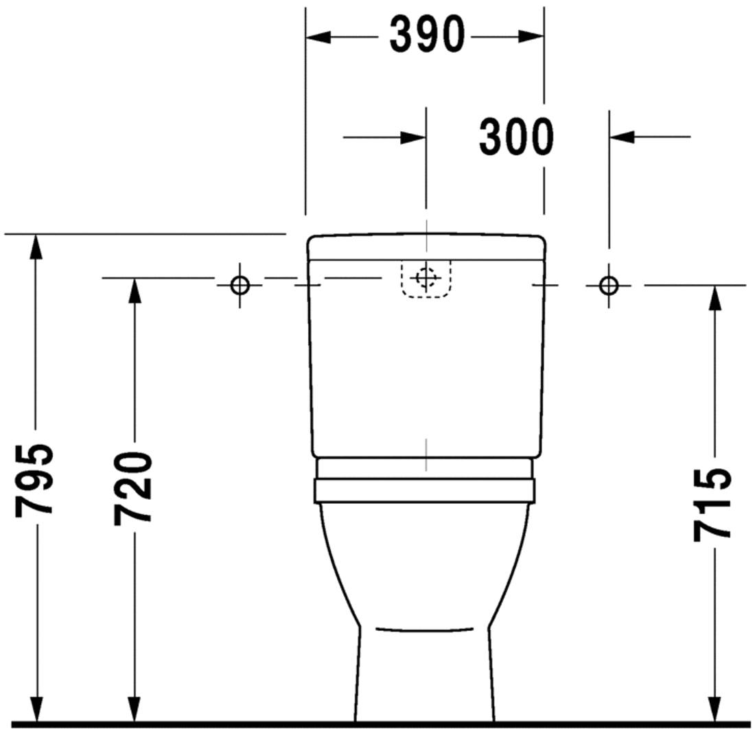 Slika od Starck 3 Toilet close-coupled