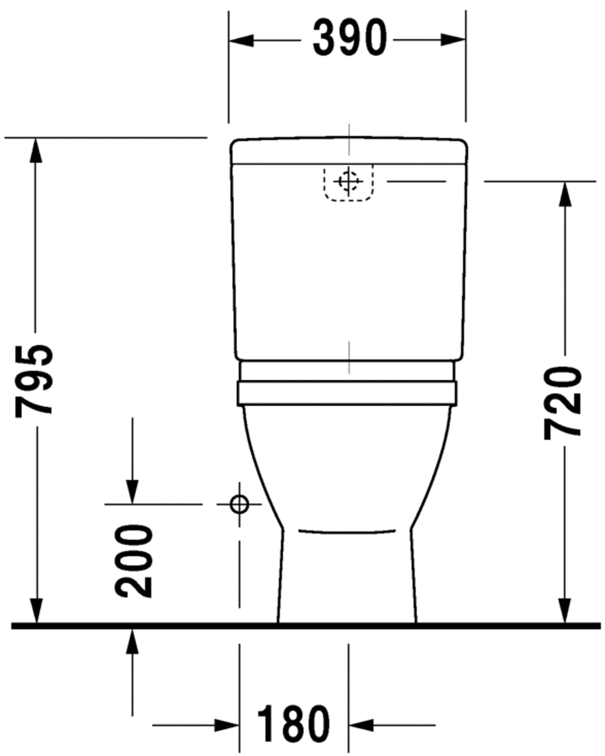 Slika od Starck 3 Toilet close-coupled