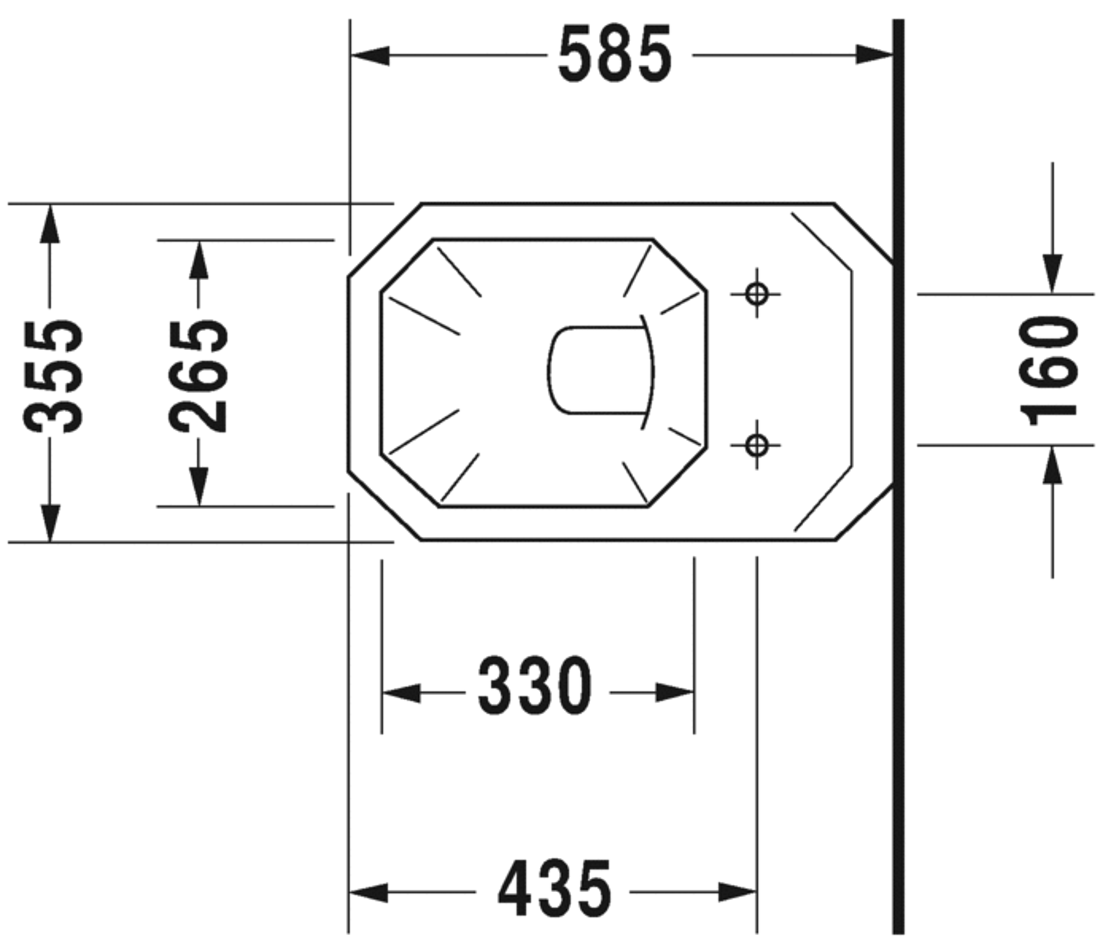 Slika od 1930 Series Toilet wall mounted