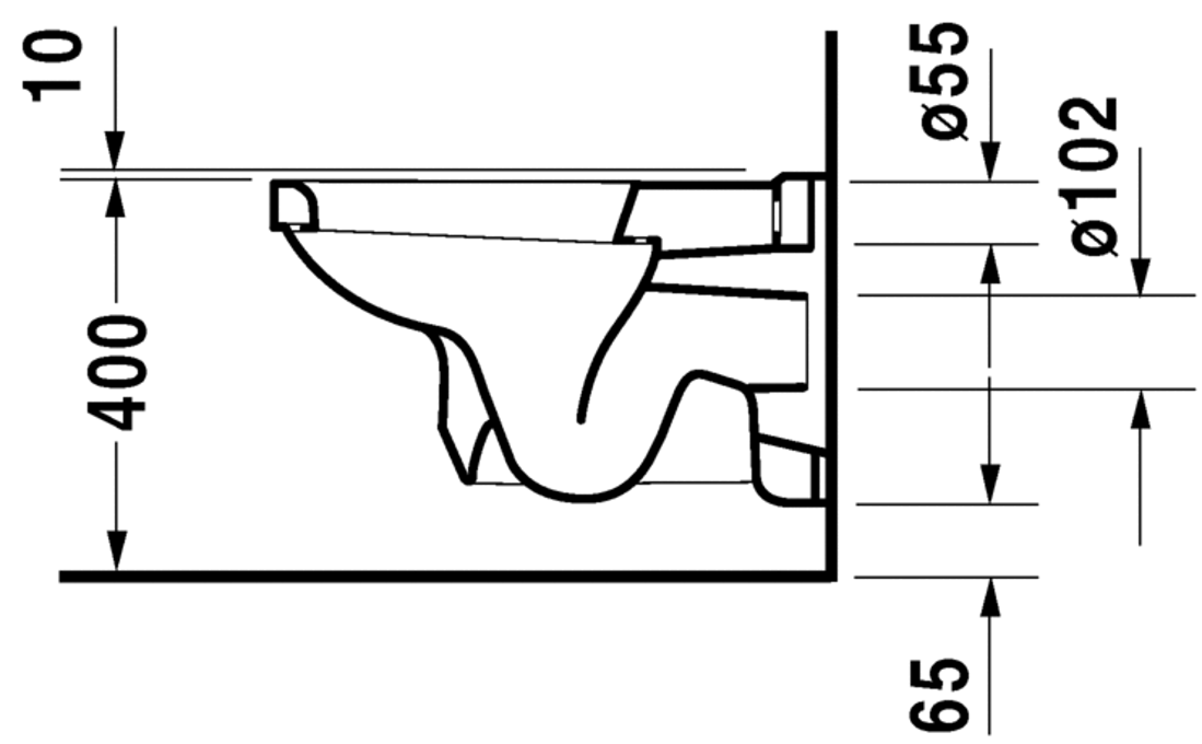 Slika od 1930 Series Toilet wall mounted