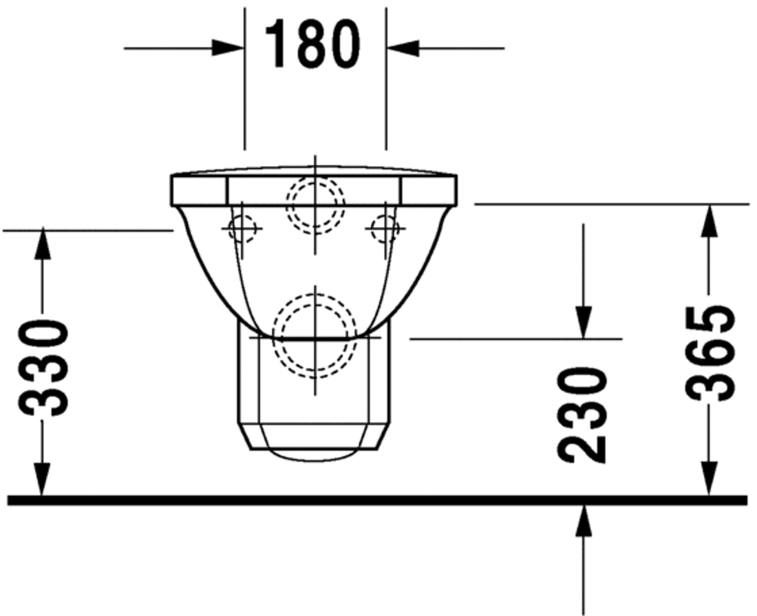 Slika od 1930 Series Toilet wall mounted