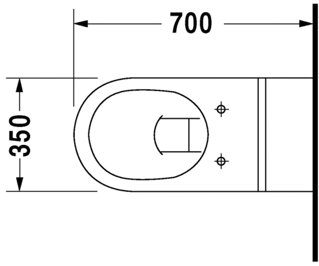 Slika od Architec Toilet wall mounted