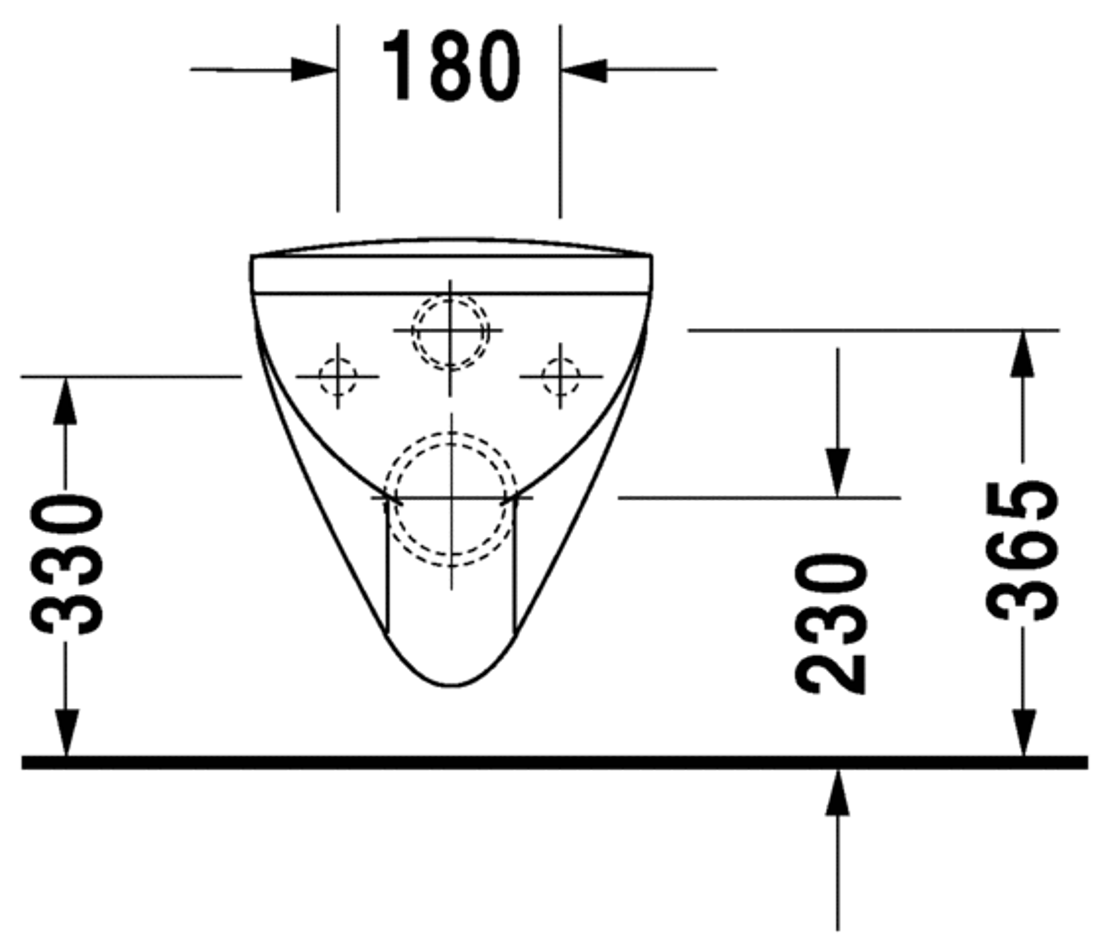 Slika od Architec Toilet wall mounted