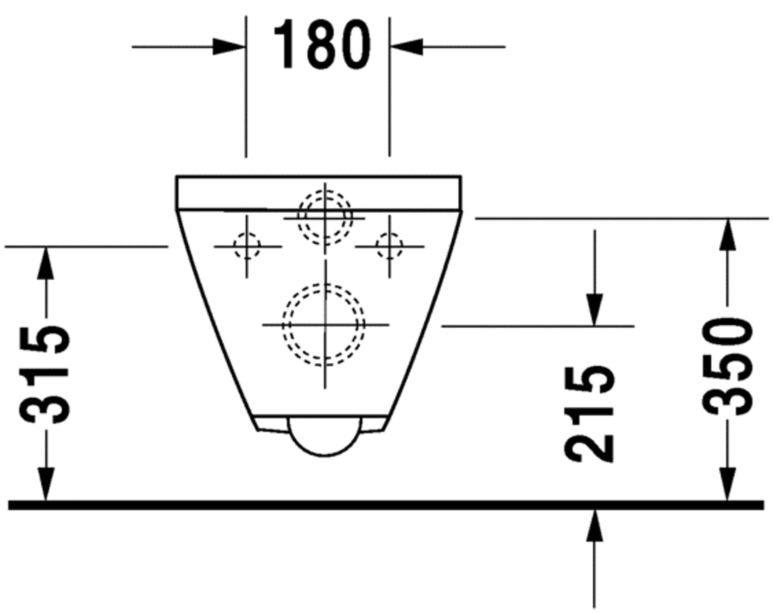 Slika od Caro Toilet wall mounted