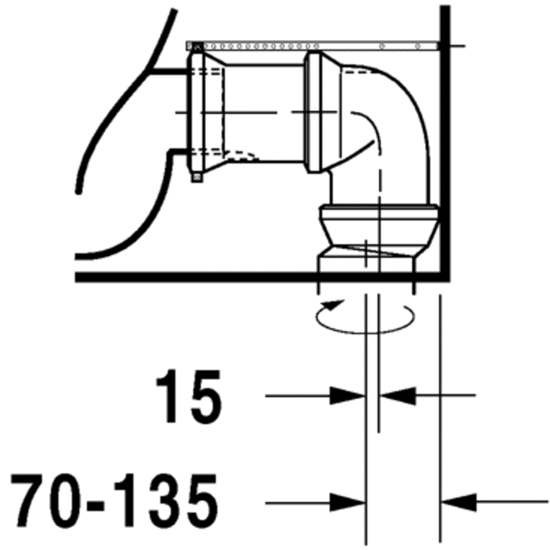 Slika od Starck 1 Toilet close-coupled