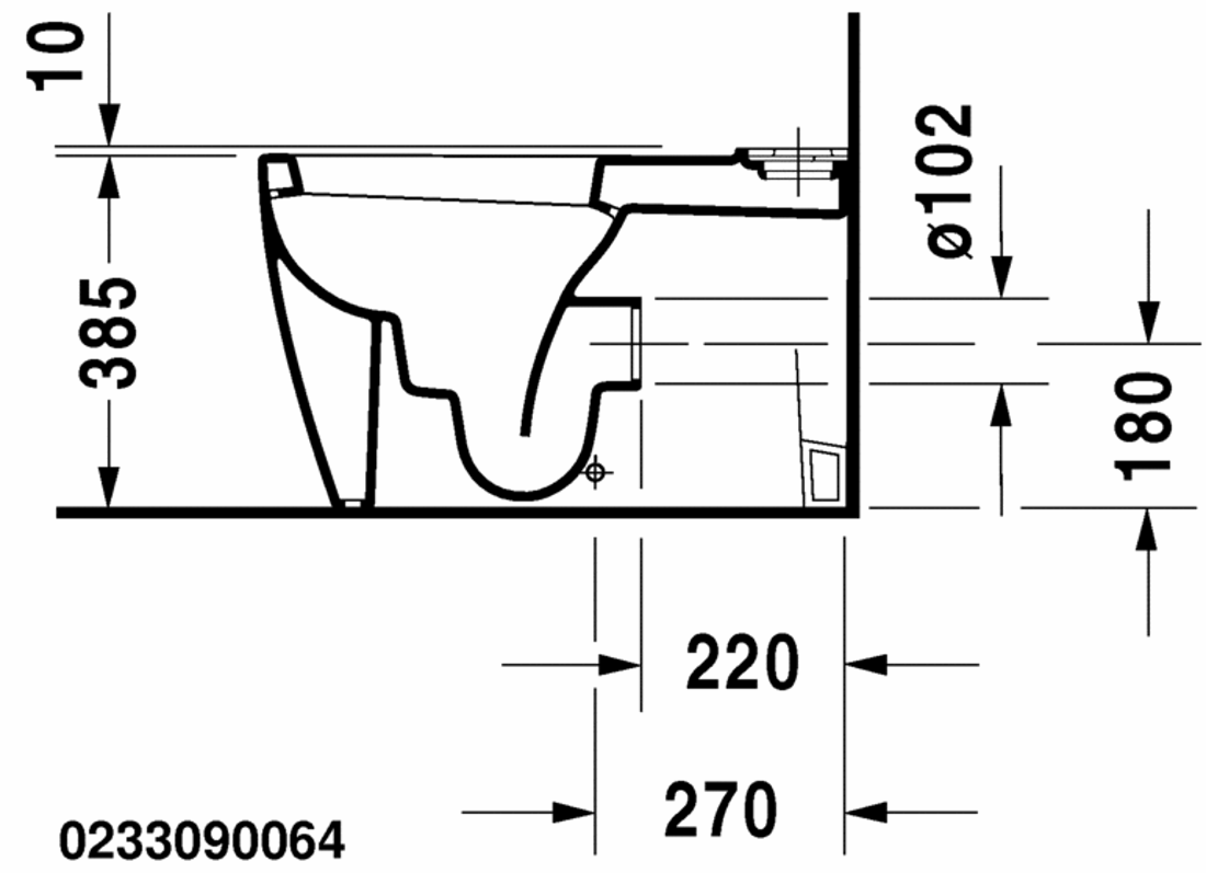 Slika od Starck 1 Toilet close-coupled