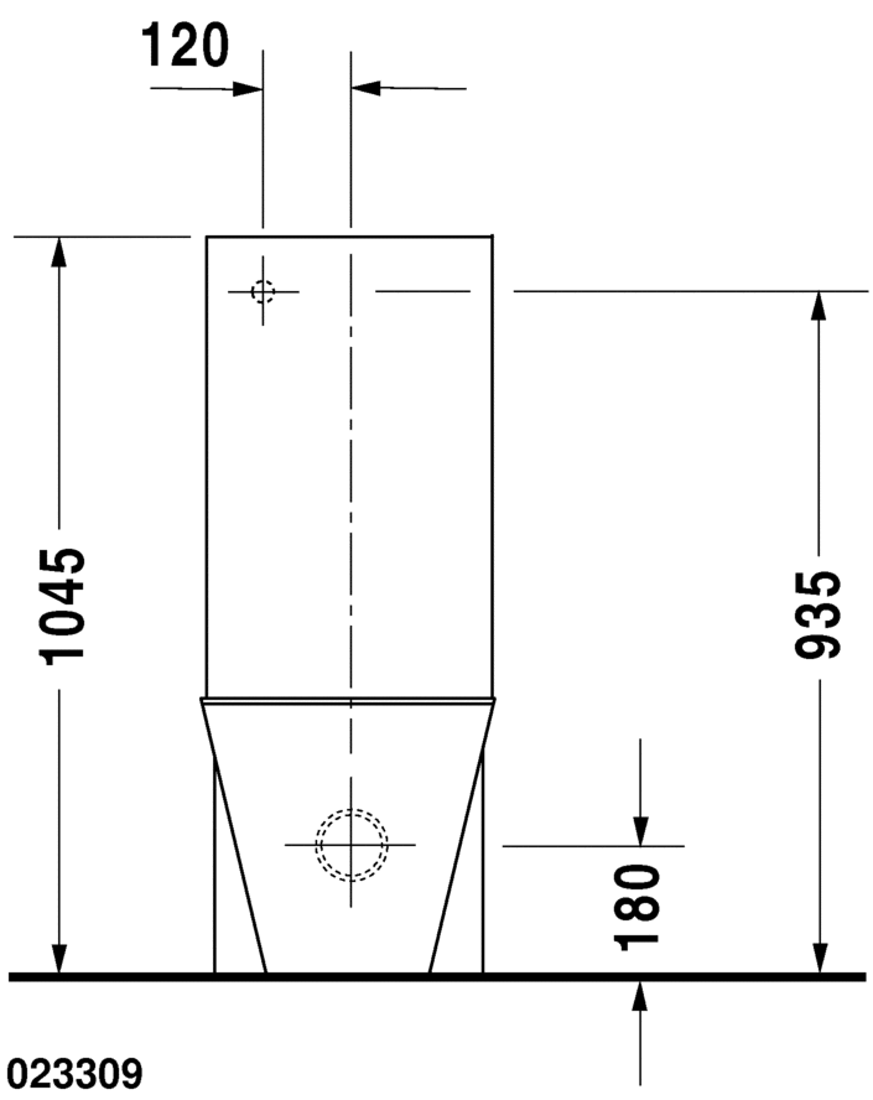 Slika od Starck 1 Toilet close-coupled