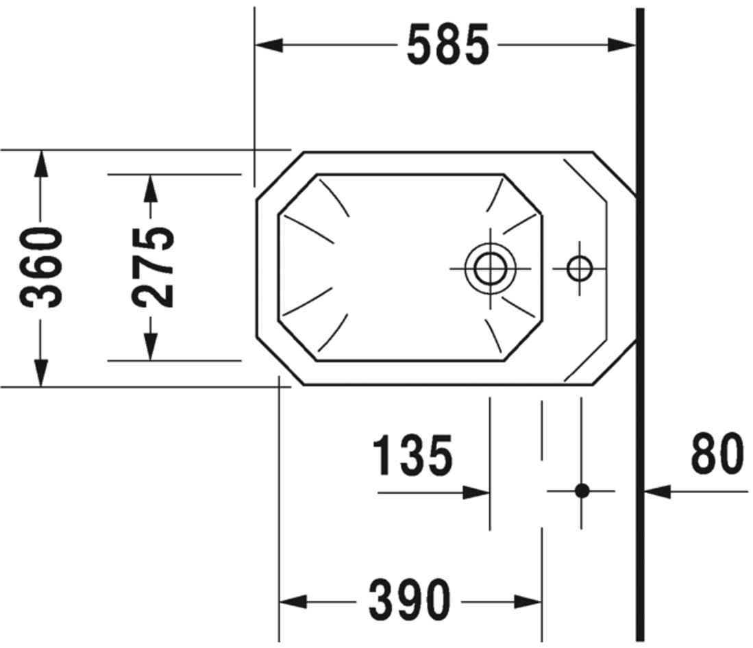 Slika od 1930 Series Bidet wall mounted