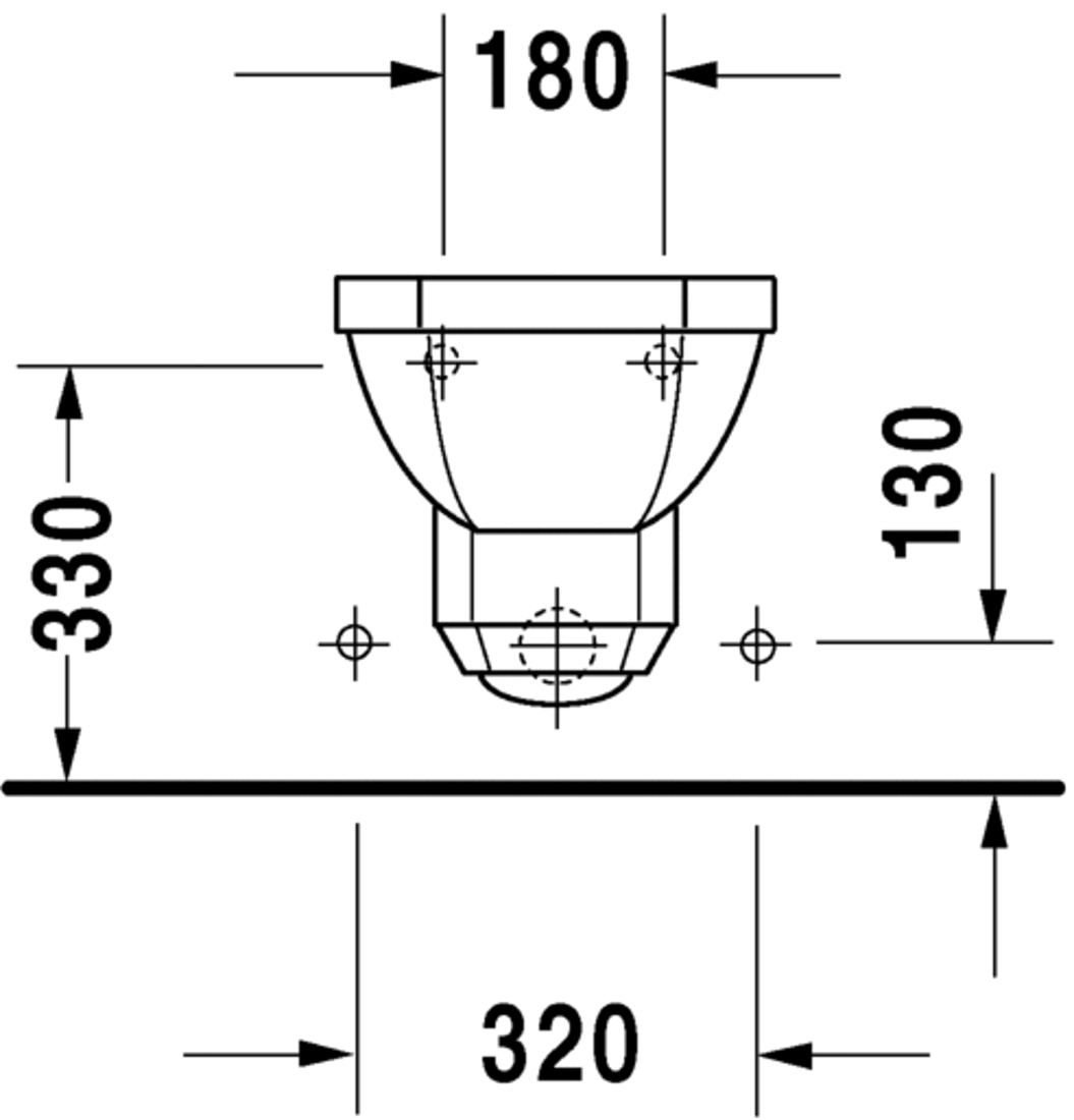 Slika od 1930 Series Bidet wall mounted