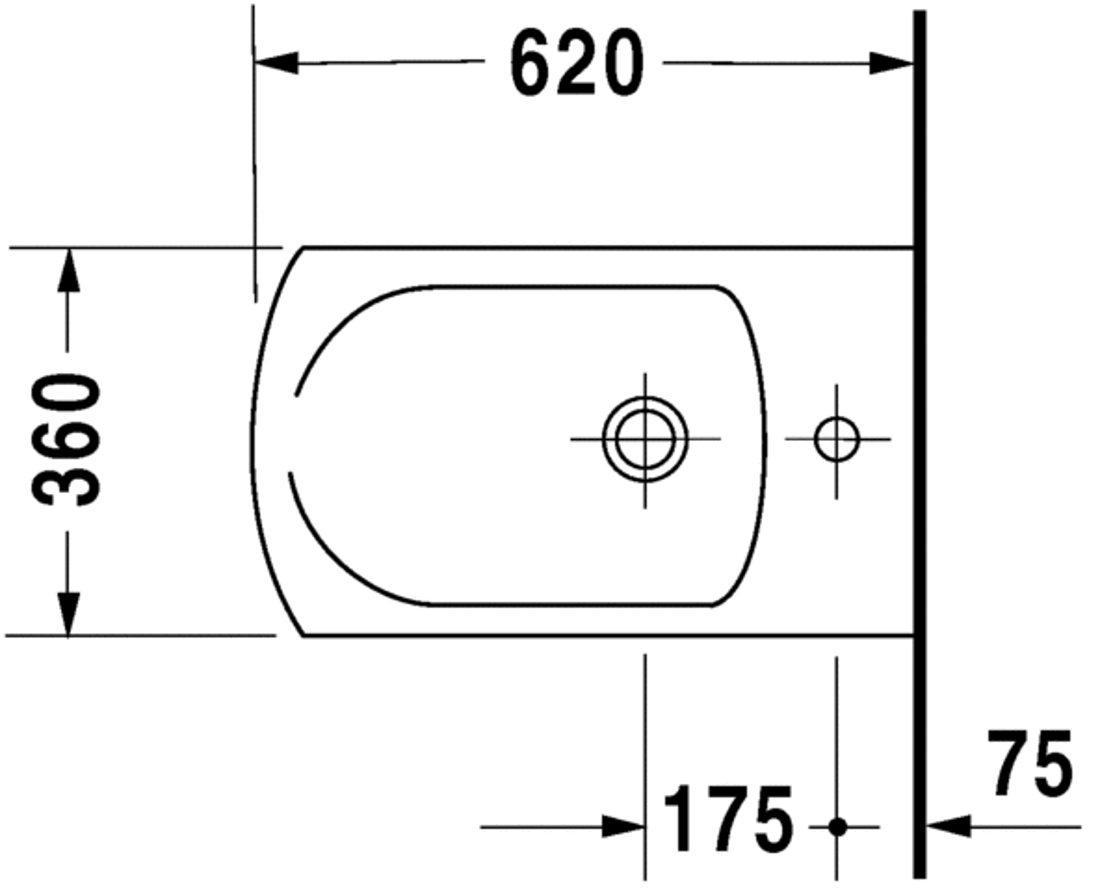 Slika od Caro Bidet wall mounted
