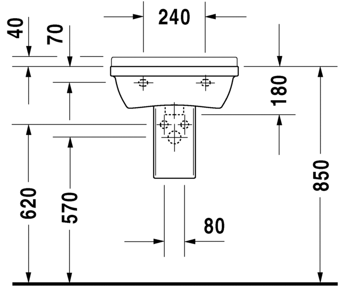 Slika od Starck 3 Washbasin 50