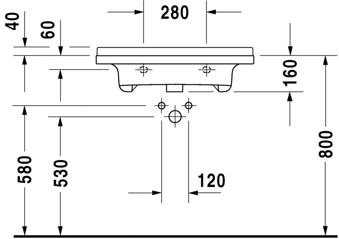 Slika od Starck 3 Washbasin 70
