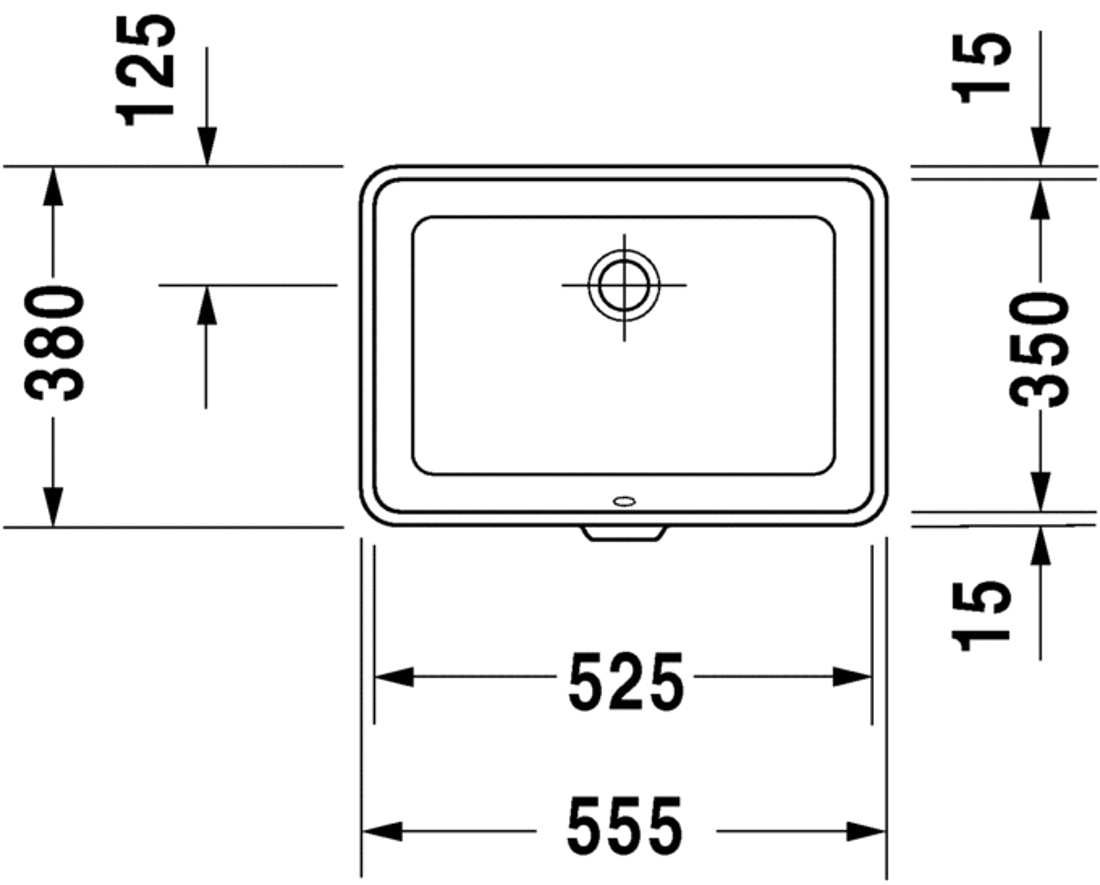 Slika od 2nd floor Vanity basin 52.5