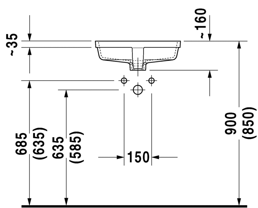 Slika od Vero Vanity basin 43