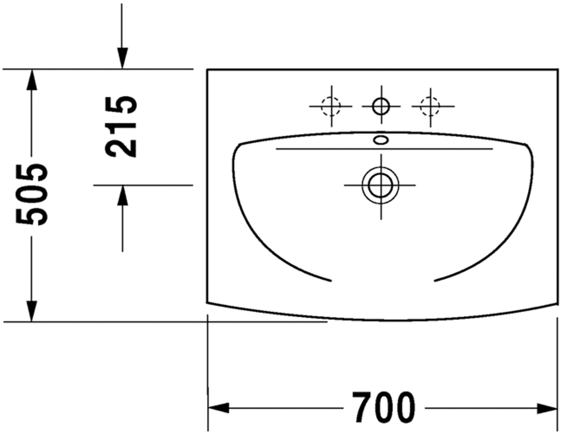 Slika od Caro Washbasin 70