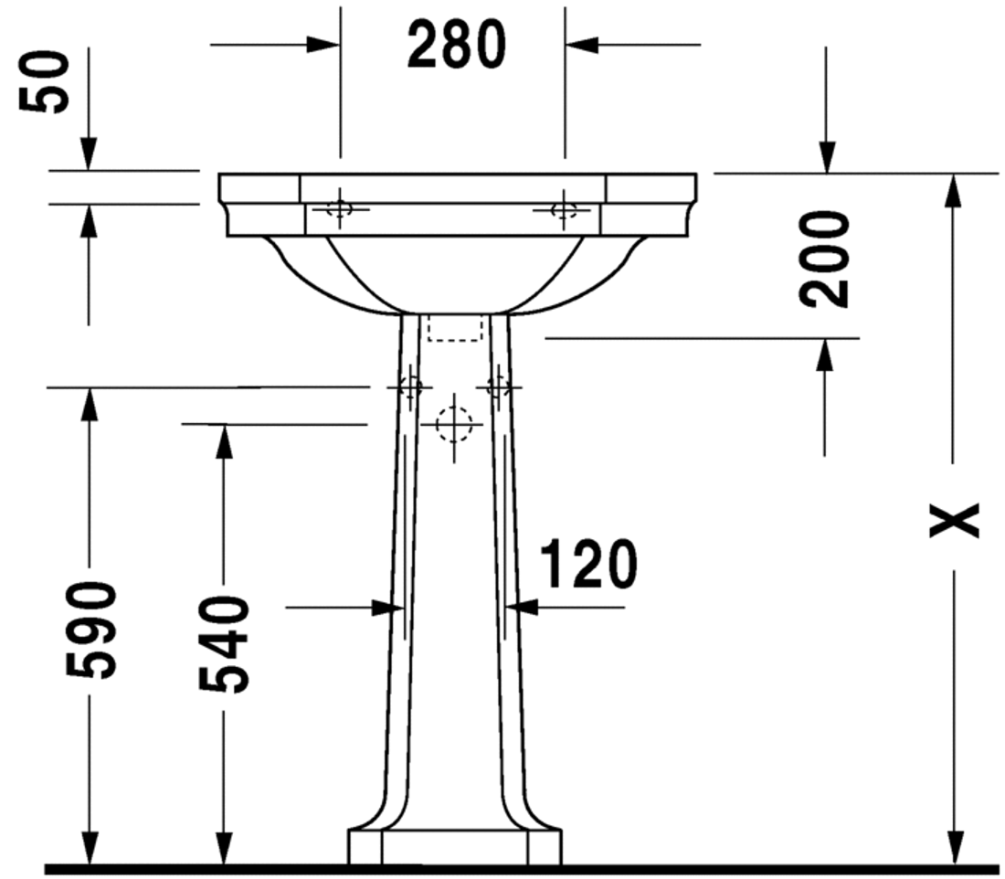 Slika od 1930 Series Washbasin 60