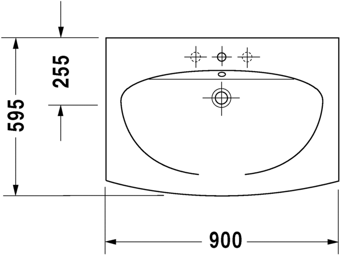 Slika od Caro Washbasin 90