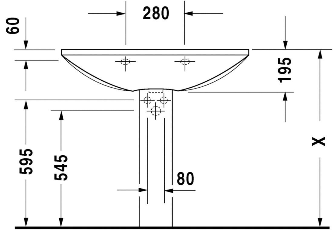 Slika od Caro Washbasin 90